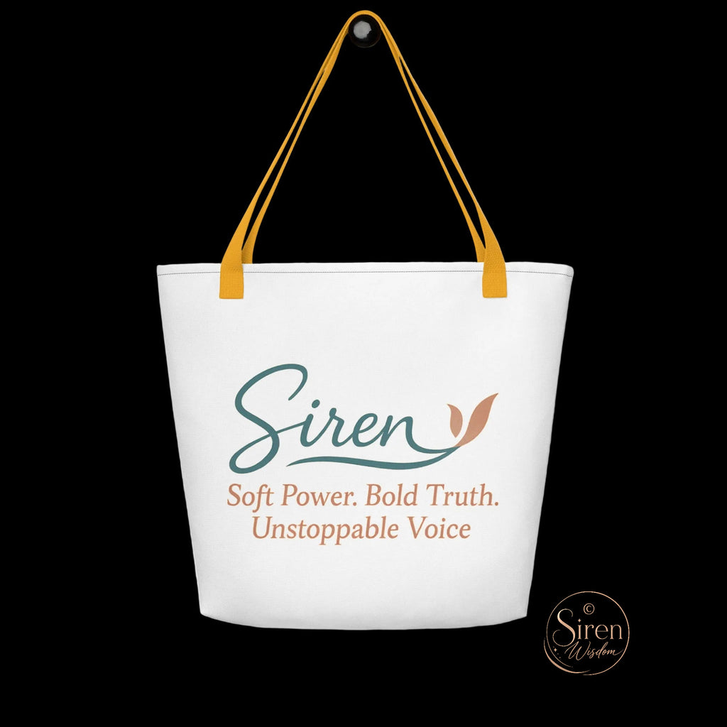 Siren Essentials All-Over Print Large Tote Bag