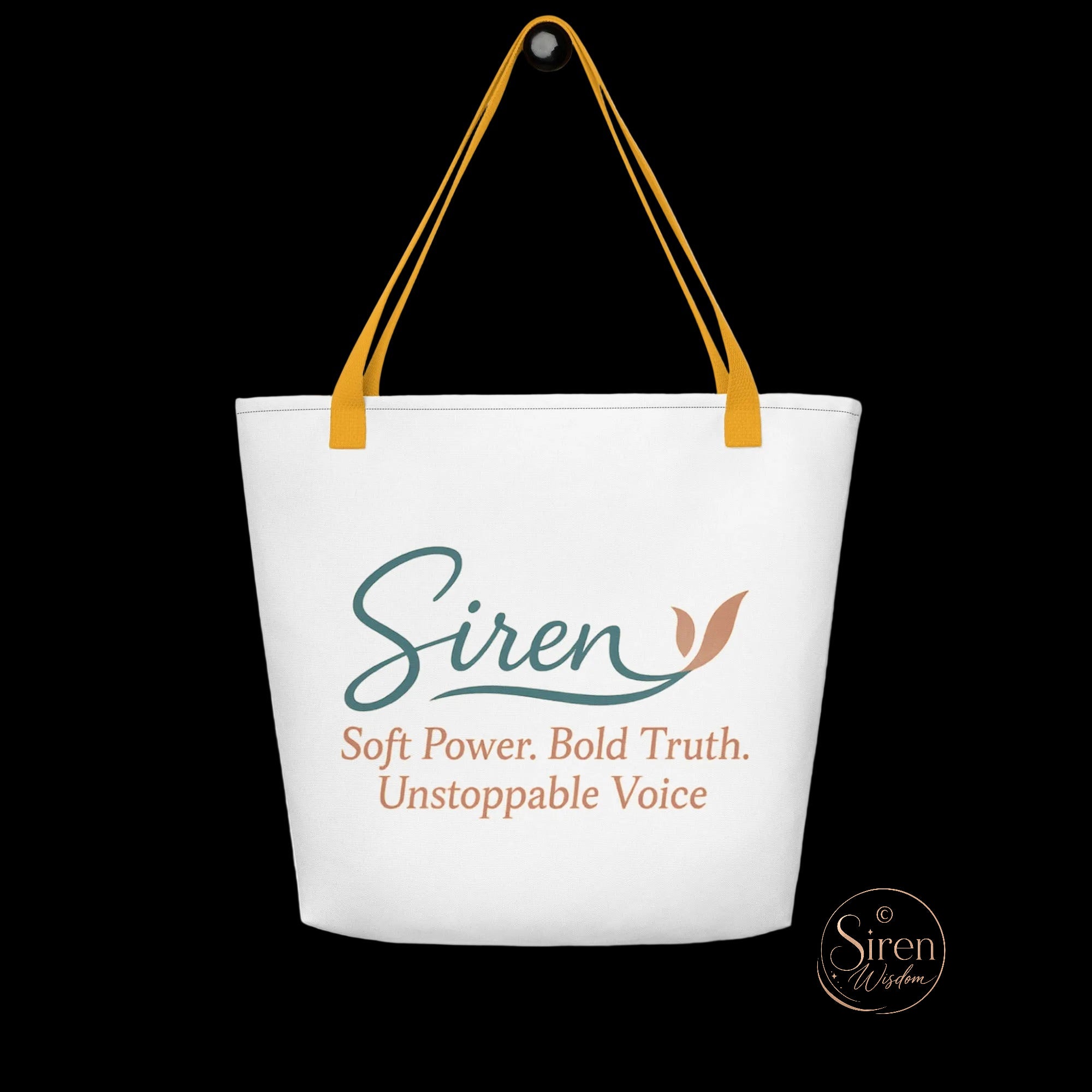Siren Essentials All-Over Print Large Tote Bag
