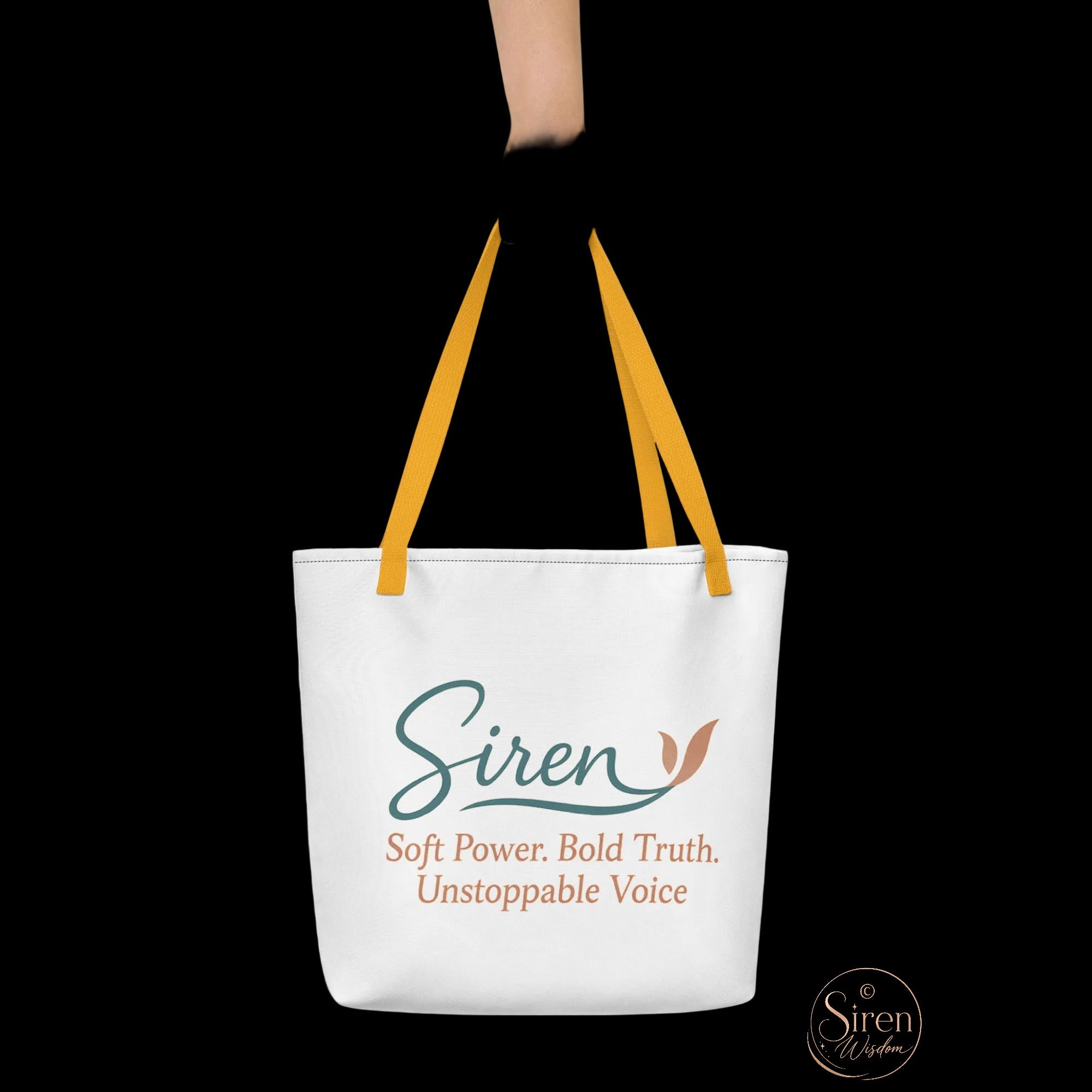 Siren Essentials All-Over Print Large Tote Bag